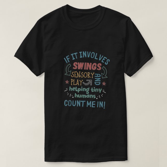 Camiseta Terapia ocupacional pediátrica Graciosa hasta el m (Diseño del anverso)