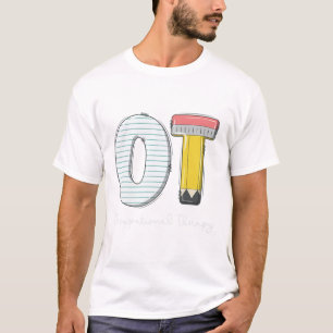 Camiseta Terapia Ocupacional Pediátrica Lápiz Bonito De Vue