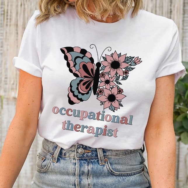 Camiseta Terapia ocupacional Personalizada Boho Butterfly (Subido por el creador)