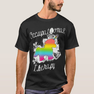 Camiseta Terapia Ocupacional Terapia de Regalos de Unicorni