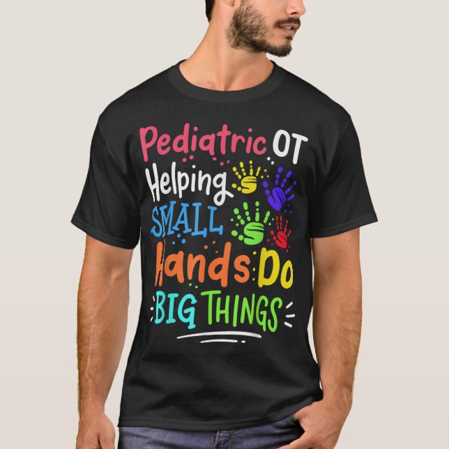 Camiseta Terapia pediátrica de terapia ocupacional (Anverso)