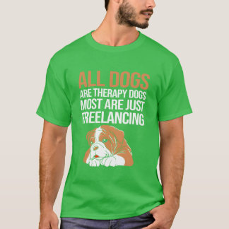 Camiseta Terapia Perros Honorarios Perro para amantes de lo