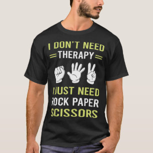 Camiseta Terapia Piedra Papel Tijera