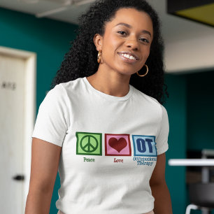 Camiseta Terapia profesional del amor de la paz