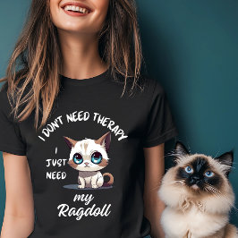 Camiseta Terapia Ragdoll Cat Lover