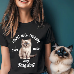 Camiseta Terapia Ragdoll Cat Lover
