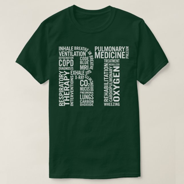 Camiseta Terapia respiratoria (Diseño del anverso)