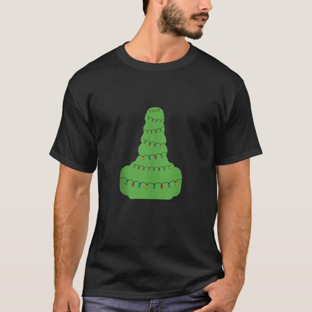 Camiseta Terapia respiratoria Árbol de Navidad RT Fiesta de (Anverso)