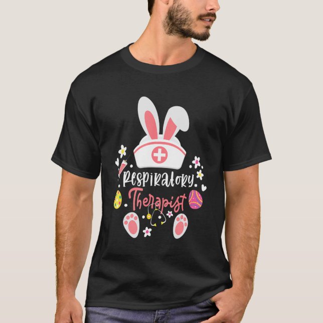 Camiseta Terapia Respiratoria Cuesta Semana Santa Rt Bunny  (Anverso)