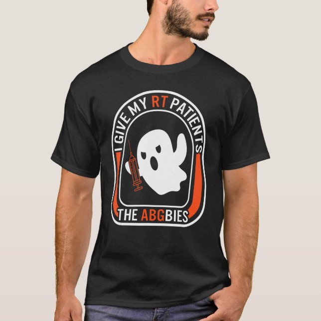 Camiseta Terapia Respiratoria Dé A Mis Pacientes Rt Ghost R (Anverso)