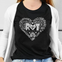 Camiseta Terapia respiratoria de arte de palabras