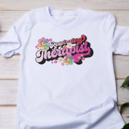 Camiseta Terapia respiratoria divertida retro