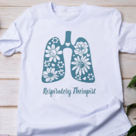 Camiseta Terapia Respiratoria Floral