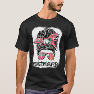 Camiseta Terapia respiratoria Gafas de bollo desordenadas M