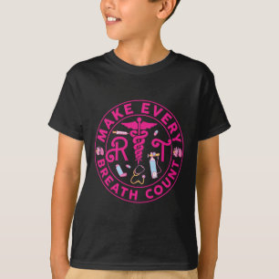 Camiseta Terapia Respiratoria Hacer Cada Recuento De Respir