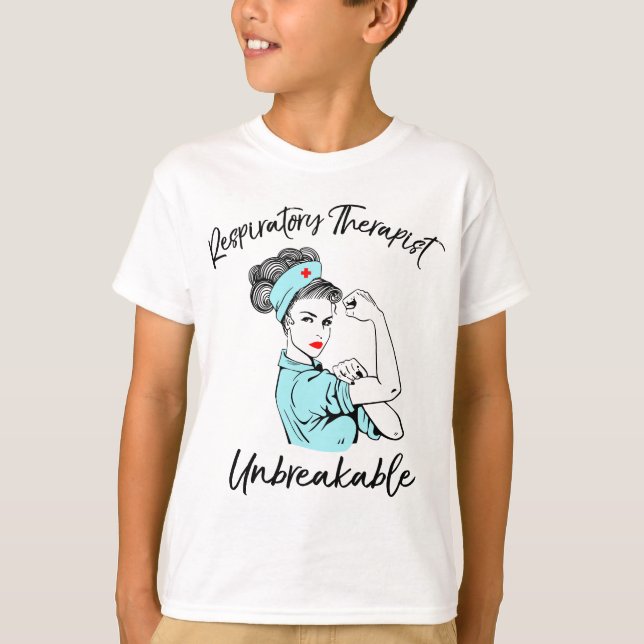 Camiseta Terapia Respiratoria Médicas de Terapia Inquebrant (Anverso)