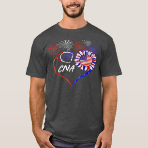 Camiseta Terapia Respiratoria Patriótica Girasol 4 De J