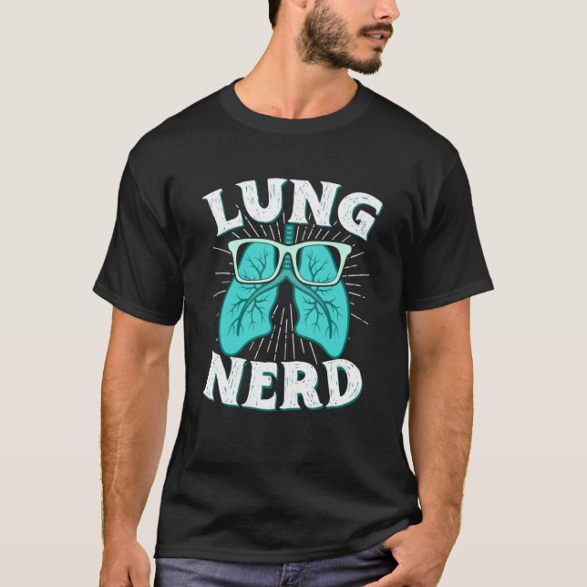 Camiseta Terapia Respiratoria Pulmonar Nervioso RRT CRT RT  (Anverso)