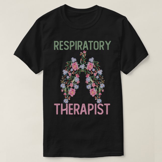 Camiseta Terapia respiratoria Pulmonólogo 4 (Diseño del anverso)