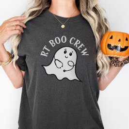 Camiseta Terapia Respiratoria RT Tripulación Boo