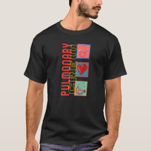 Camiseta Terapia respiratoria Tripulación Pulmonar Médica A