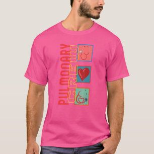 Camiseta Terapia respiratoria Tripulación Pulmonar Médica A