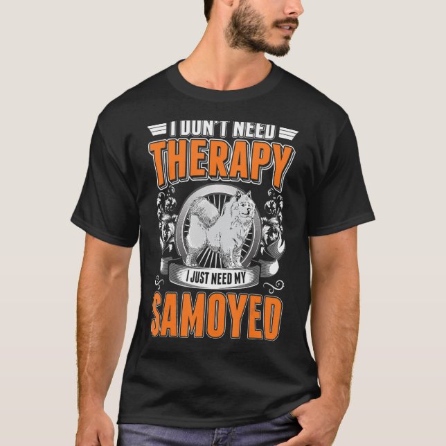 Camiseta Terapia Samoyada (Anverso)