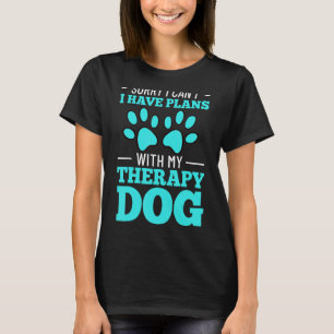 Camiseta Terapia Servicio de Capacitación de Perros Mascota