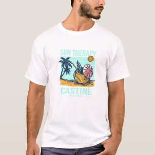 Camiseta Terapia solar Castine Summer Maine playa tropical