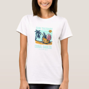 Camiseta Terapia solar Coral Gables Verano Florida Tropical