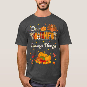 Camiseta Terapia Terapéutica De Masaje De Un Agradecimiento