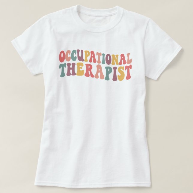 Camiseta Terapia Terapéutica Ocupacional A Regalos Terapéut (Diseño del anverso)