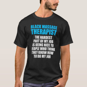 Camiseta Terapia Terapia de Bienestar Terapéutica de Masaje