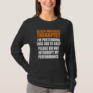 Camiseta Terapia Terapia de Bienestar Terapéutica de Masaje