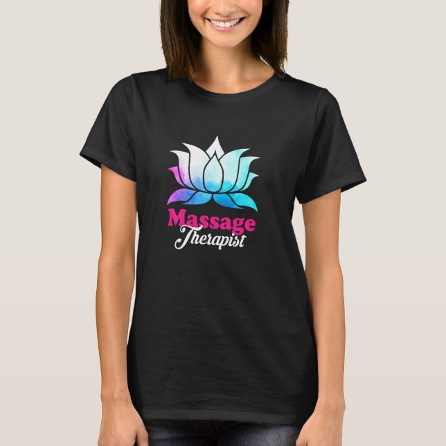 Camiseta Terapia Terapia De Masaje Ph Terapia De Costume Lo (Anverso)