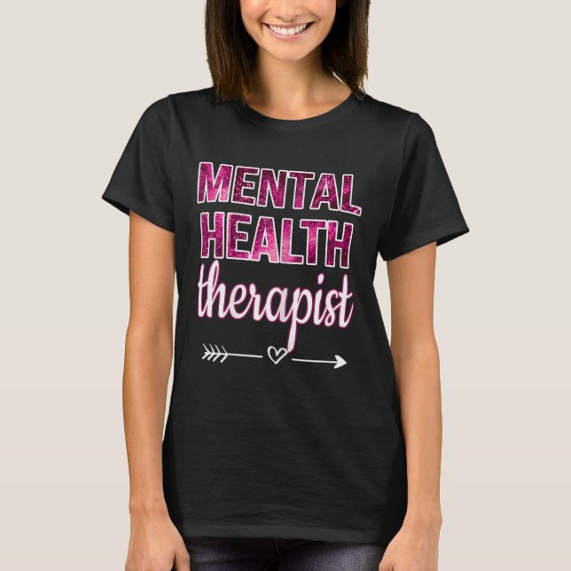 Camiseta Terapia Terapia de Salud Mental Consejera (Anverso)