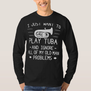Camiseta Terapia Tuba: ¡Lárgate de los problemas del ancian
