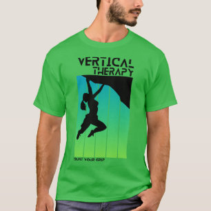 Camiseta Terapia vertical Confiar en tu agarre Mujeres Esca