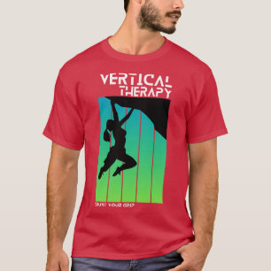 Camiseta Terapia vertical Confiar en tu agarre Mujeres Esca