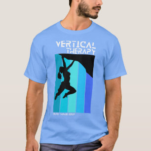 Camiseta Terapia vertical Confiar en tu agarre Mujeres Esca