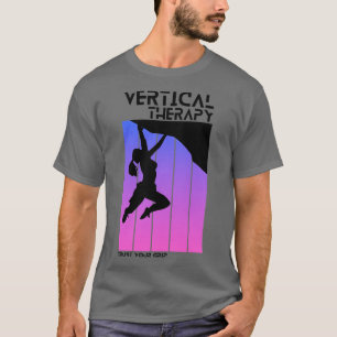 Camiseta Terapia vertical Confiar en tu agarre Mujeres Esca