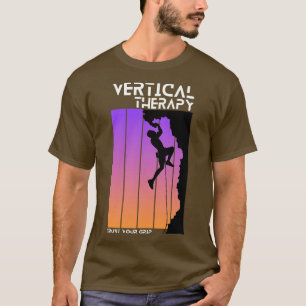 Camiseta Terapia vertical Confie en su agarre Escalando esc