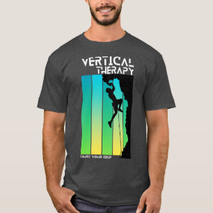 Camiseta Terapia vertical Confie en su agarre Escalando esc