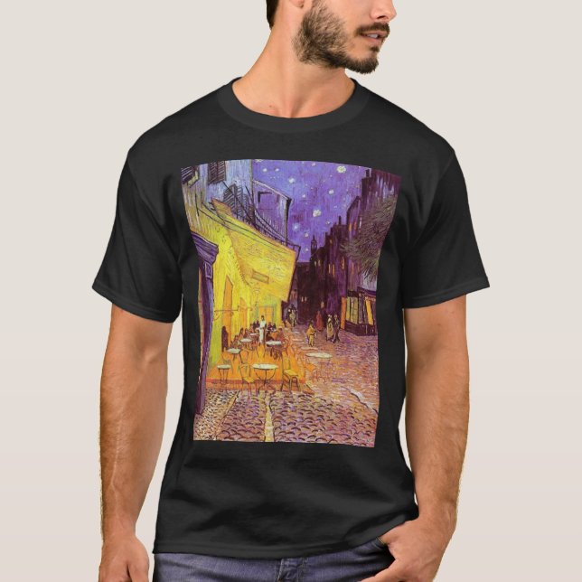 Camiseta terasse de Vincent Willem van caf del gogh de (Anverso)