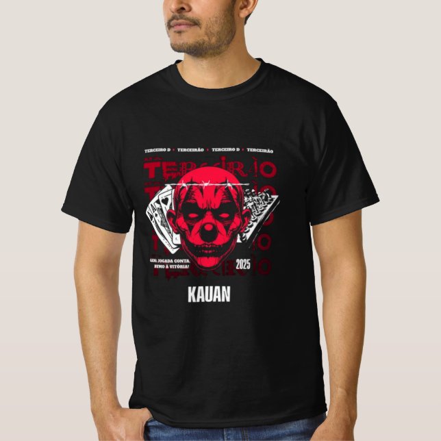 Camiseta Terceirão Kauan - Victoria del bromista (Anverso)