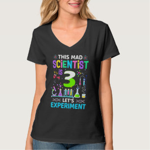Camiseta Tercer cumpleaños Chicas de niños de 3 años tema d