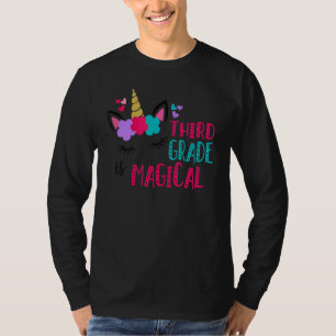 Camiseta Tercer Día De Chicas Escolares De Unicornio 1