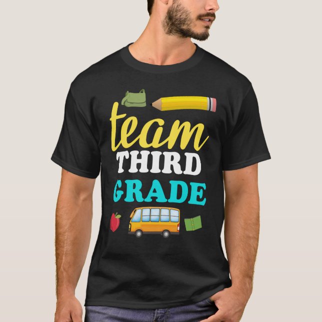 Camiseta tercer grado de equipo (Anverso)