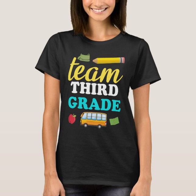 Camiseta tercer grado de equipo (Anverso)