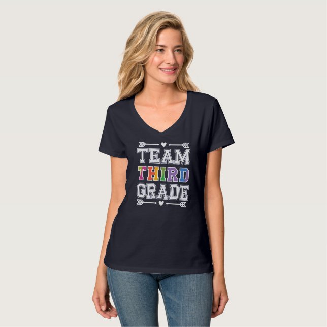 Camiseta Tercer grado de equipo (Anverso completo)